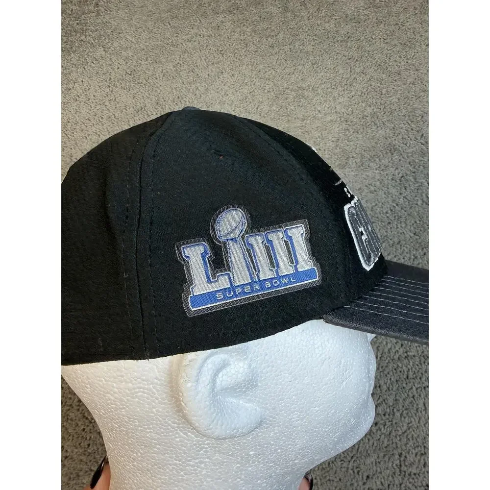 New England Patriots Hat Cap Snap Back Mens One Size Black New Era NFL